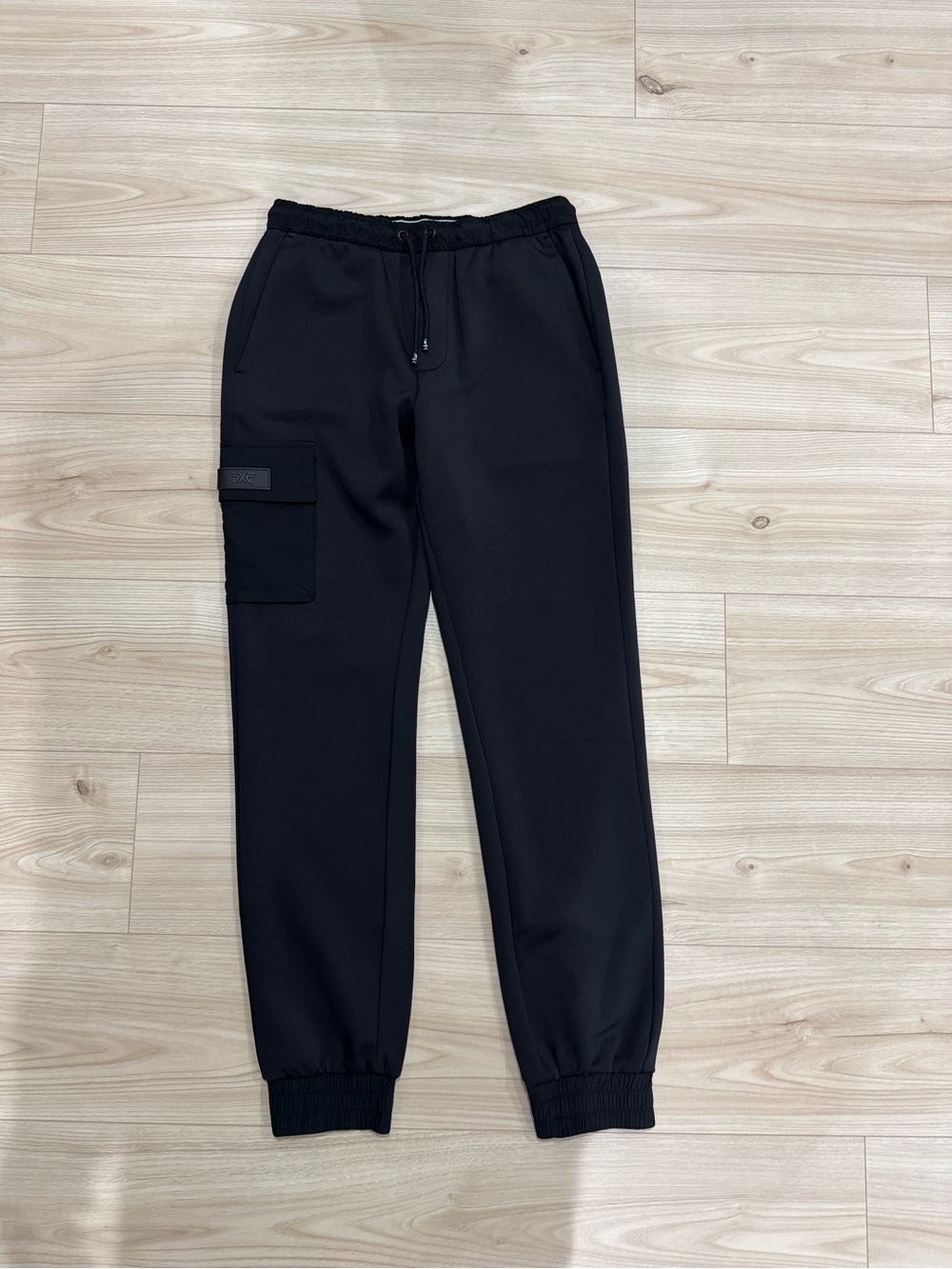 PXG Black Men's Jogger Sweatpants with Cargo Pocket
